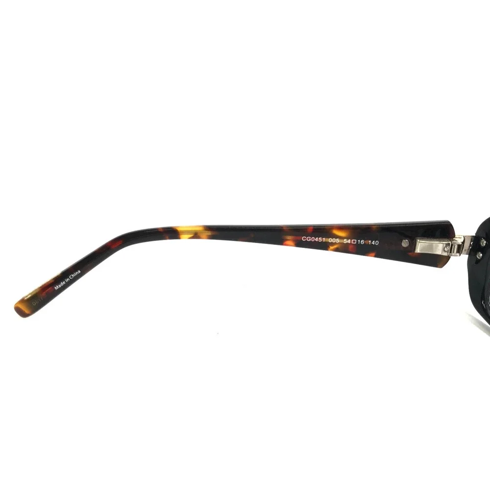 Covergirl Eyeglasses Frames CG0451 005 Black Brown Rectangle Full Rim 54-16-140